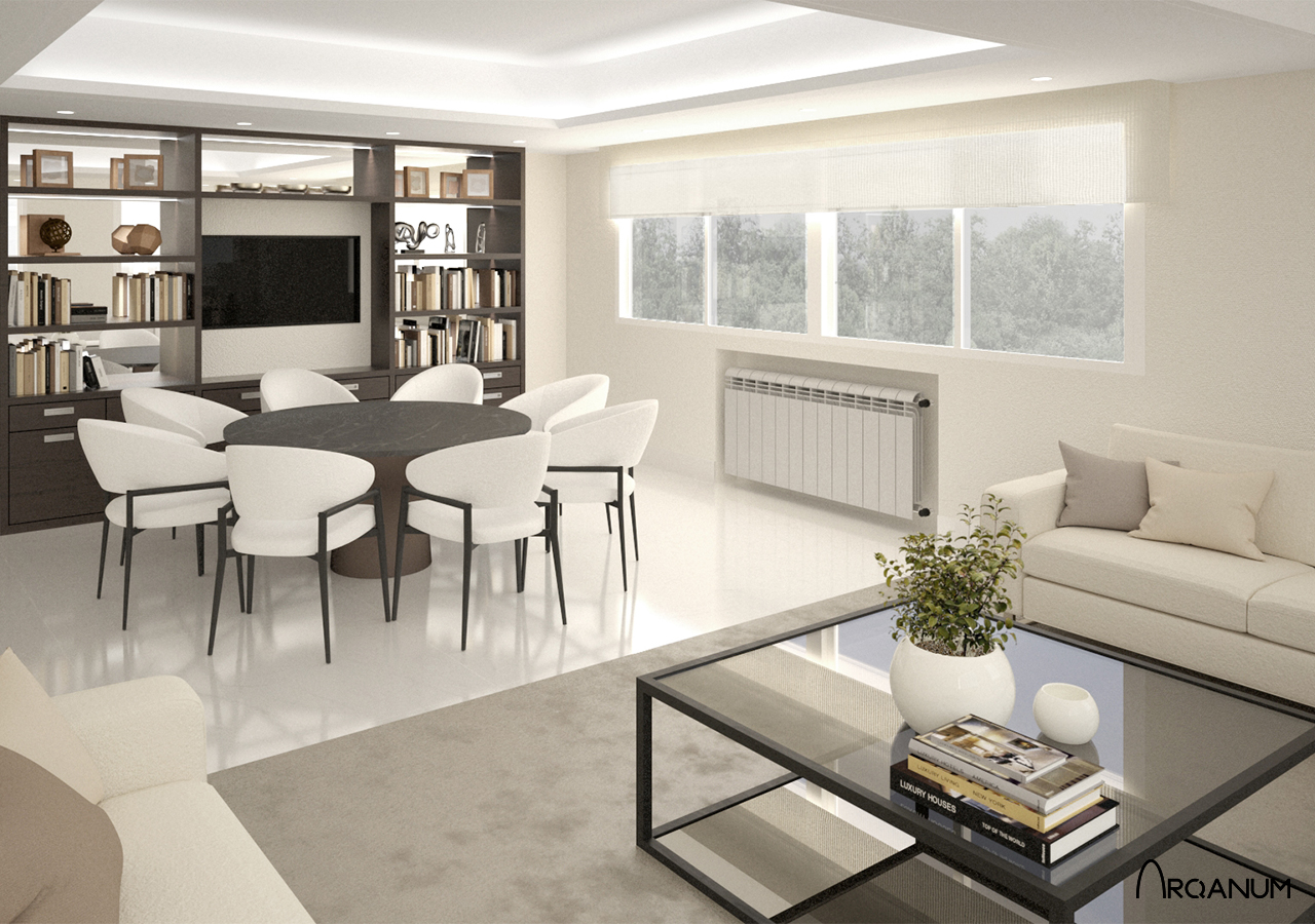 Casa en Madrid, salón